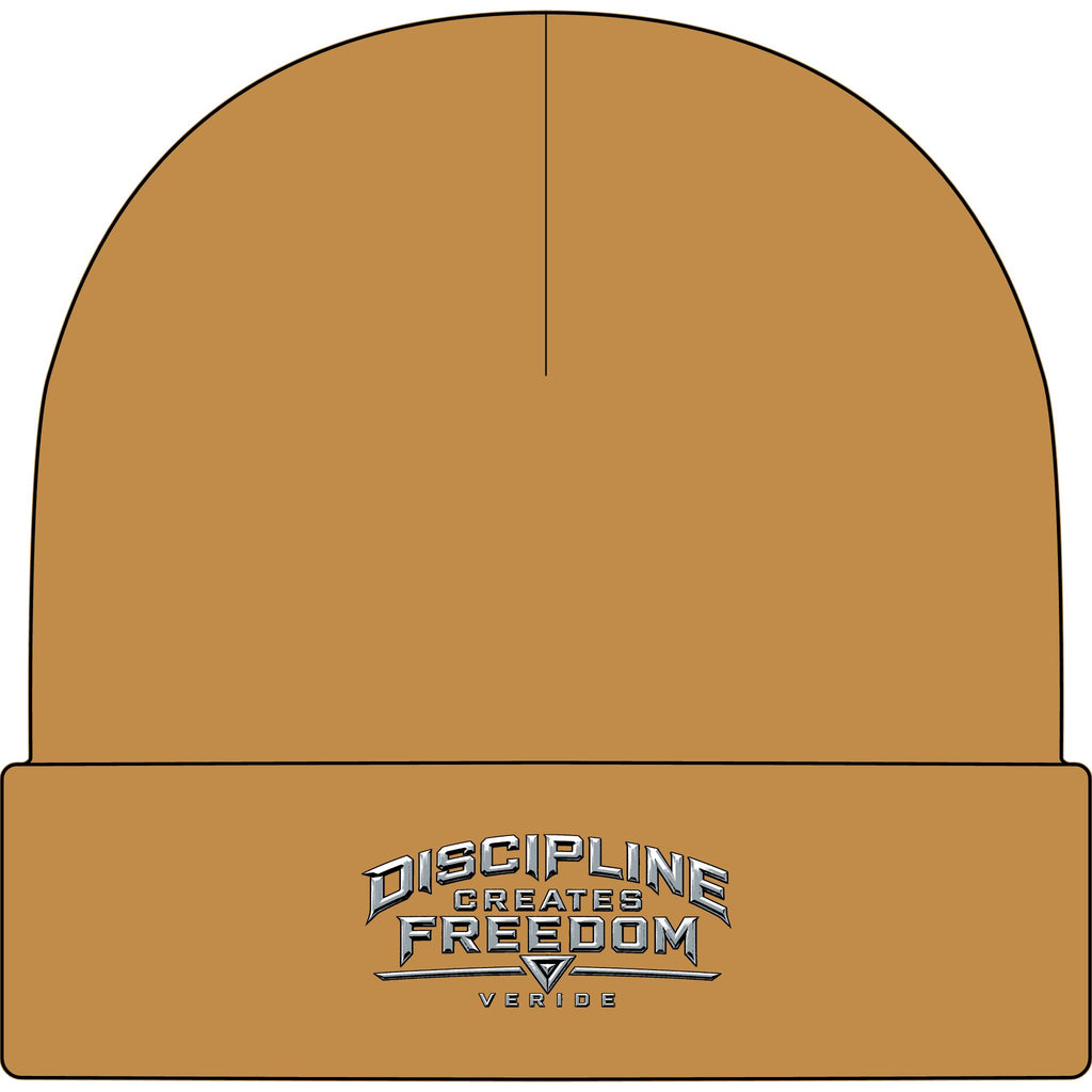 Discipline Creates Freedom Cuff Beanie